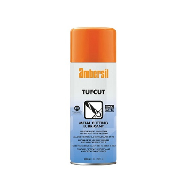 TUFCUT FOAM. Espuma lubricante para corte de metales. 400ml. AMBERSIL